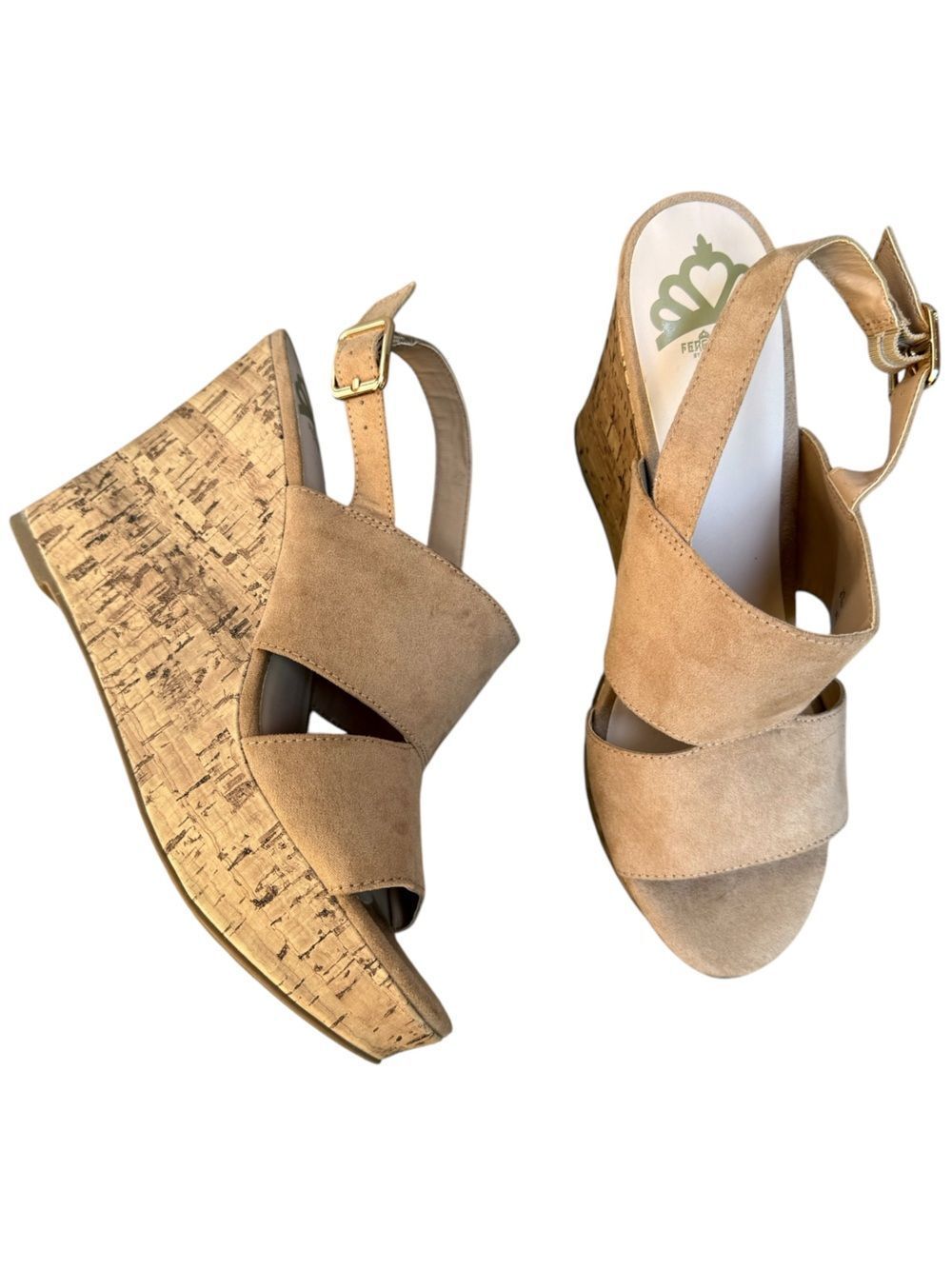 Fergalicious by Fergie Valencia Wedge Platform Sandals Women’s size 8.5